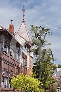 Historical western building in Kobe city, Japan