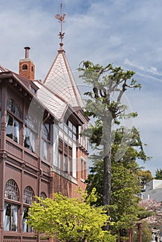 Historical western building in Kobe, Japan