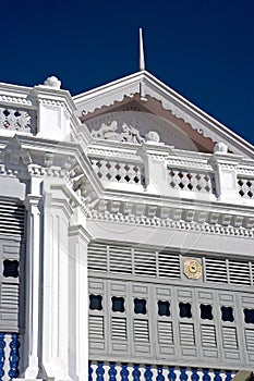 Historical white building
