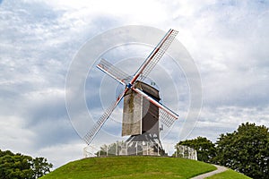 Historical Windmill in Brugge