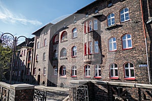 Historical workers quarter familok Nikiszowiec in Katowice