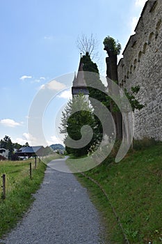 Historische stadtmauer Luzern