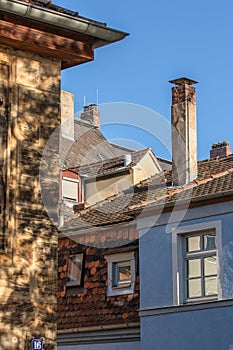 Historisches GebÃ¤ude in der Altstadt von Bayreuth