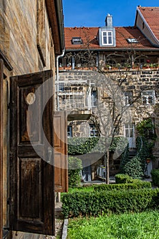 Historisches GebÃ¤ude in der Altstadt von Bayreuth