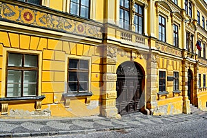 History building in Banska Stiavnica, Slovakia