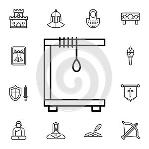 History, decapitate flat vector icon in history pack