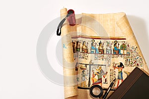 History of Egypt in the drawings on papyrus