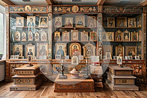 History in Icons: Church Iconostasis Decorated with Ancient Shrines as a Body of Knowledge and Mysticism