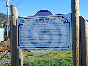 History of logging and railroads in Garibaldi