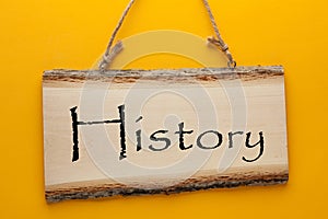History Word Concept photo
