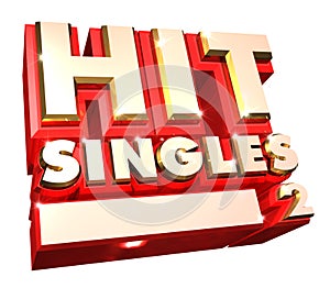 Hit Singles volume 2 - 3d logo