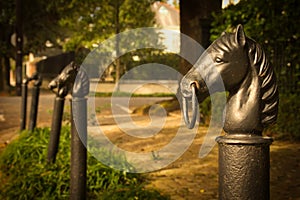 Hitching posts in New Orleans