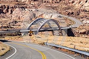 Hite Crossing Bridge in Utah