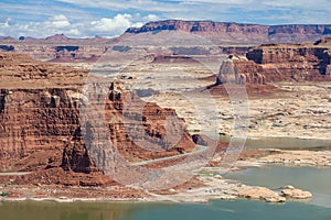 Hite Marina on Lake Powell and Colorado River in Glen Canyon National Recreation Area