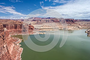 Hite Marina on Lake Powell and Colorado River in Glen Canyon National Recreation Area photo