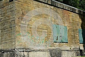 Hitler bunker in Margival, Aisne, Picardie in the north of France