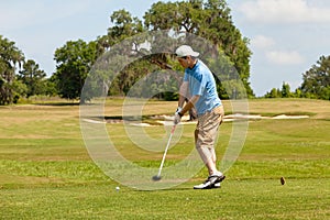 Hitting the Driver off the Tee Box