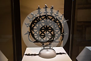 Hittite sun disk  figures from bronze age