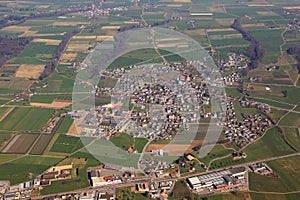 Hitzkirch Canton Lucerne Luzern Switzerland town aerial view photography