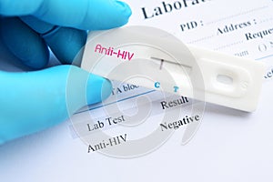 HIV negative test result