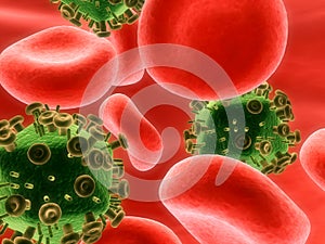 Hiv-virus photo