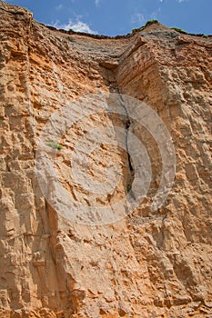 Hive beach, Bridport, Dorset, the view of the cliffs