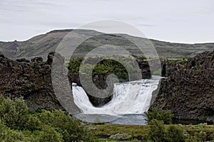 Hjalparfoss in South Iceland, Europe