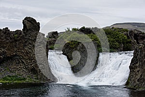 Hjalparfoss in South Iceland, Europe