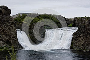 Hjalparfoss in South Iceland, Europe