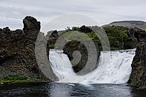 Hjalparfoss in South Iceland, Europe