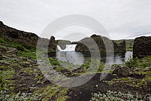 Hjalparfoss in South Iceland, Europe