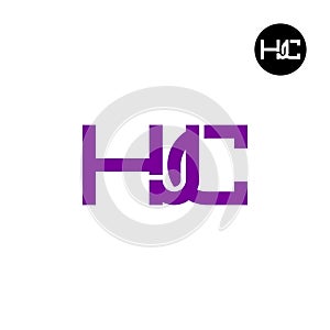 HJC Logo Letter Monogram Design