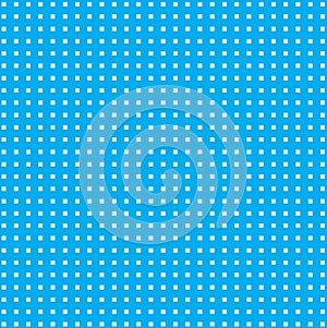Abstract blue background with white squares
