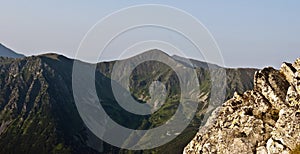 Hladky vrch hill in Liptovske kopy mountain group in Tatras mountains in Slovakia