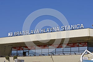 Hlavna Stanica the main railway station Bratislava Slovakia Europe