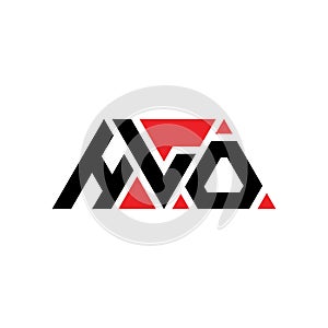 HLO triangle letter logo design with triangle shape. HLO triangle logo design monogram. HLO triangle vector logo template with red