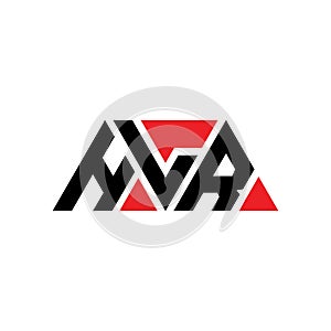 HLR triangle letter logo design with triangle shape. HLR triangle logo design monogram. HLR triangle vector logo template with red