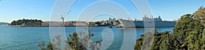 HMAS Adelaide in Sydney Harbour