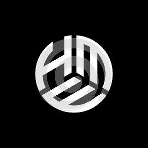 HME letter logo design on white background. HME creative initials letter logo concept. HME letter design