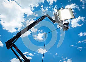 HMI daylight projector hanging photo