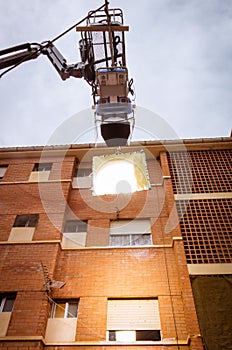 HMI daylight projector hanging III photo