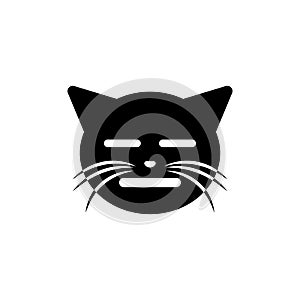 hmmm yes cat icon. Element of emotions icon for mobile concept and web apps. Detailed hmmm yes cat icon can be used for web and