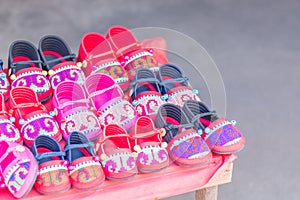 HMONG Handmade Hill Tribe Children's Shoes