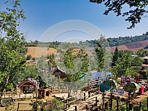 The Hmong village Ban Rong Kla, Phitsanulok, Thailand