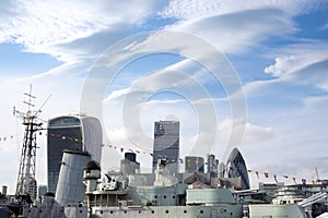 Hms belfast and the city of london