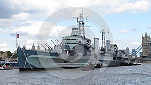 HMS Belfast London uk