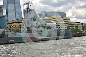 HMS Belfast River Thames