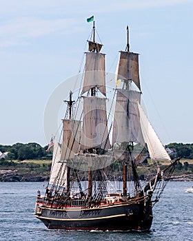 HMS Bounty in Newport Parade of Sail.