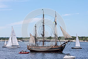 HMS Bounty in Newport Parade of Sail.