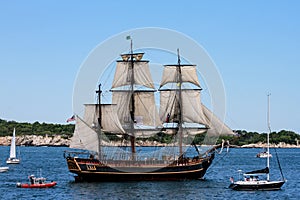 HMS Bounty in Newport Parade of Sail.